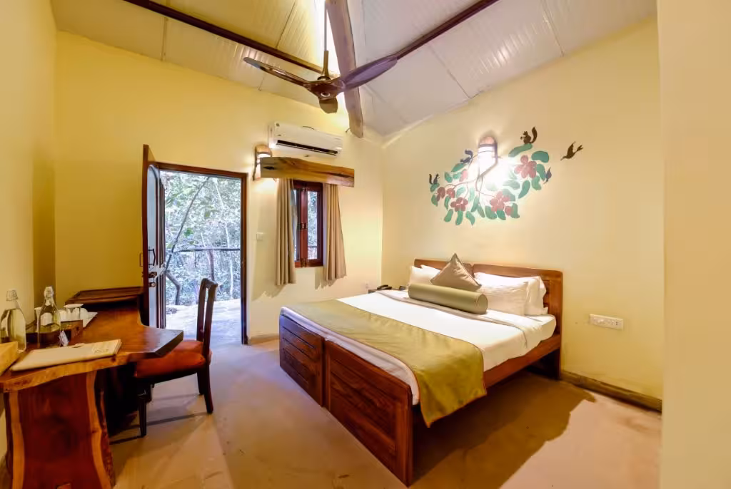 Kanha Jungle Camp Triphala House Bedroom
