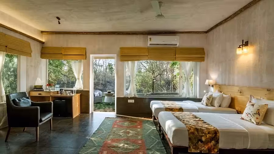 Riverwoods Pench Premium Garden View Cottage