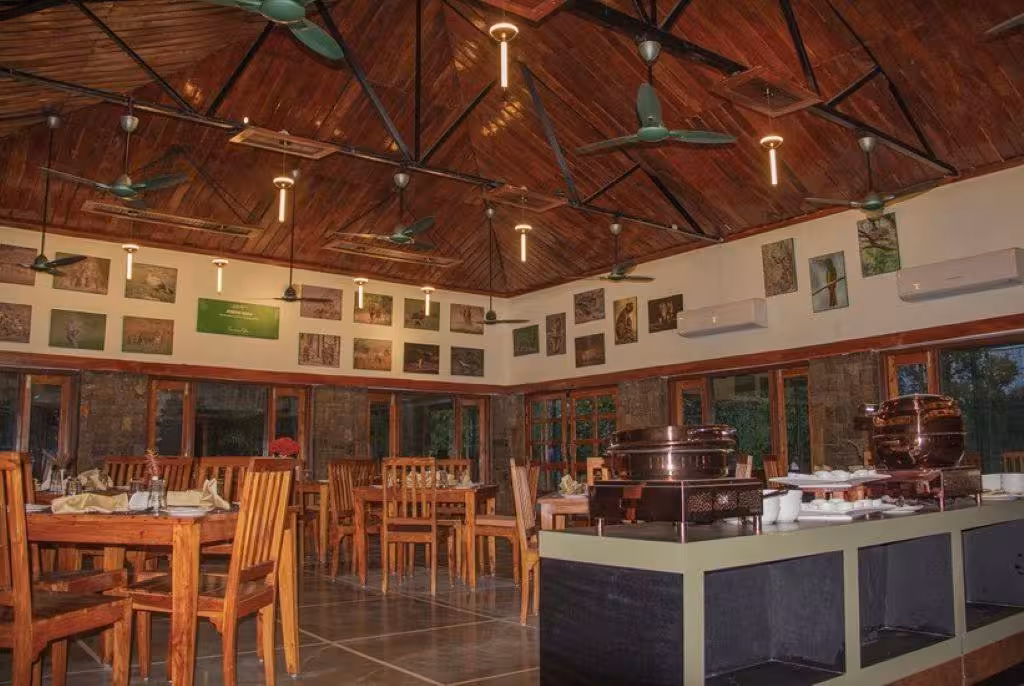 Tathastu Bandhavgarh Dining Area